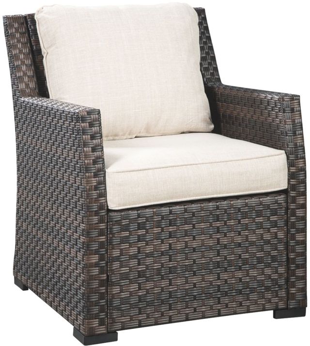 Signature Design by Ashley® Easy Isle Dark Brown/Beige Lounge Chair with Cushion-0