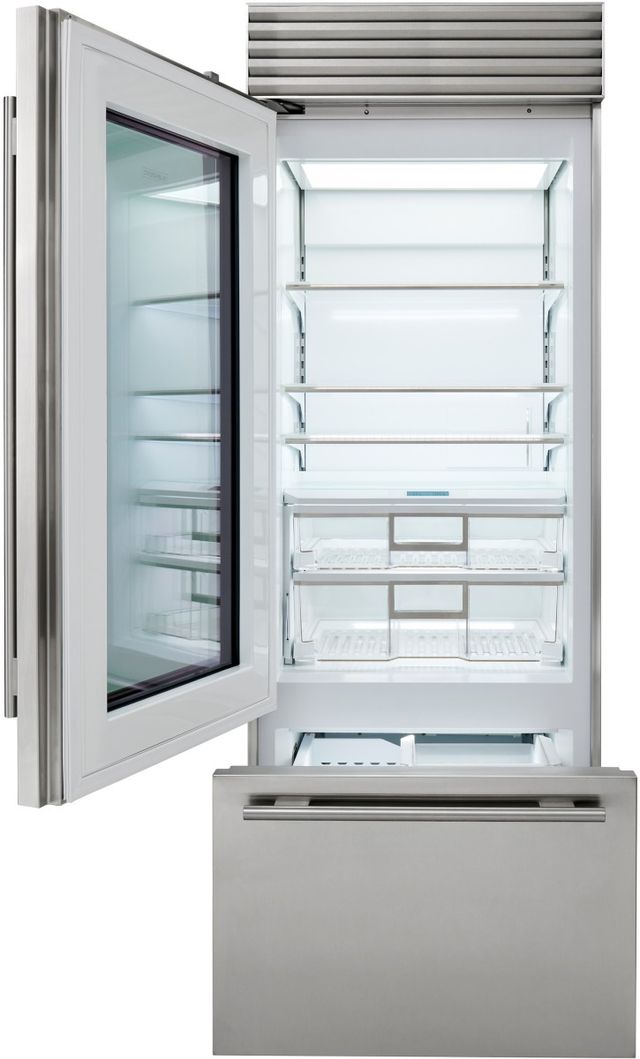 SubZero® Classic Series 30 in. 17.0 Cu. Ft. Stainless Steel Built In