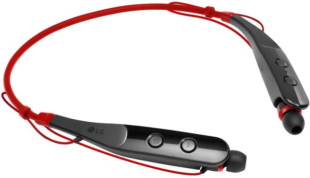 LG Tone Triumph™ Black Red Bluetooth® Wireless Stereo Headset 1