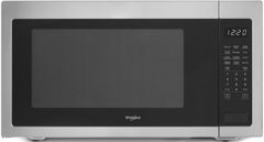 Whirlpool® 2.2 Cu. Ft. Black On Stainless Countertop Microwave