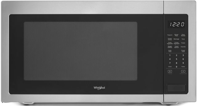 Whirlpool 0.5 Cu. ft. Silver Countertop Microwave-WMC20005YD