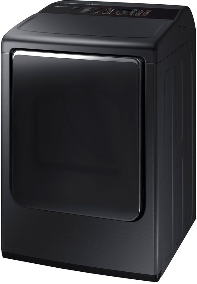 Samsung 7.4 Cu. Ft. Fingerprint Resistant Black Stainless Steel Front Load Gas Dryer 3