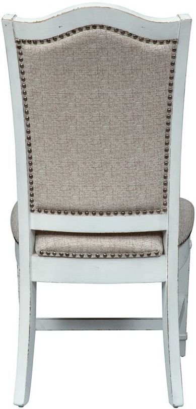 Liberty Abbey Park Antique White Upholstered Side Chair (RTA)-3