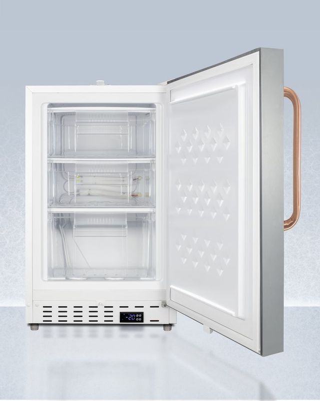 Summit® 2.5 Cu. Ft. Stainless Steel Built In Vaccine All-Freezer-1