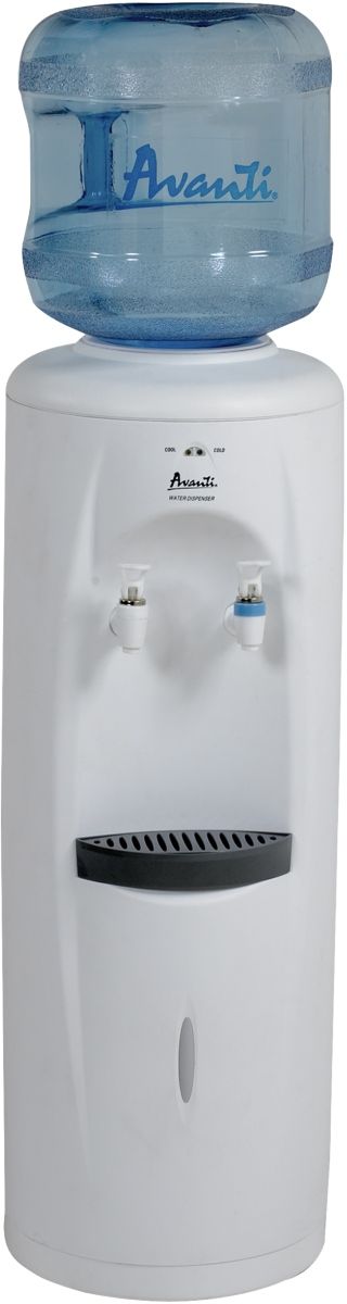 Avanti® 11.5" White Cold/Room Temperature Water Dispenser-0