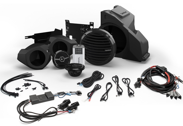 Rockford Fosgate® Polaris® RZR® Ride Command® Interface Stage 3 Audio Package