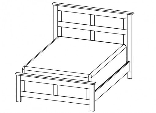 Vokes Furniture Harbourside Double Panel Bed 2