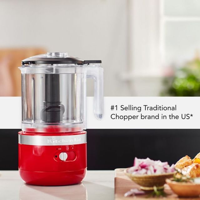KitchenAid® 5 Cup Passion Red Cordless Food Processor 4