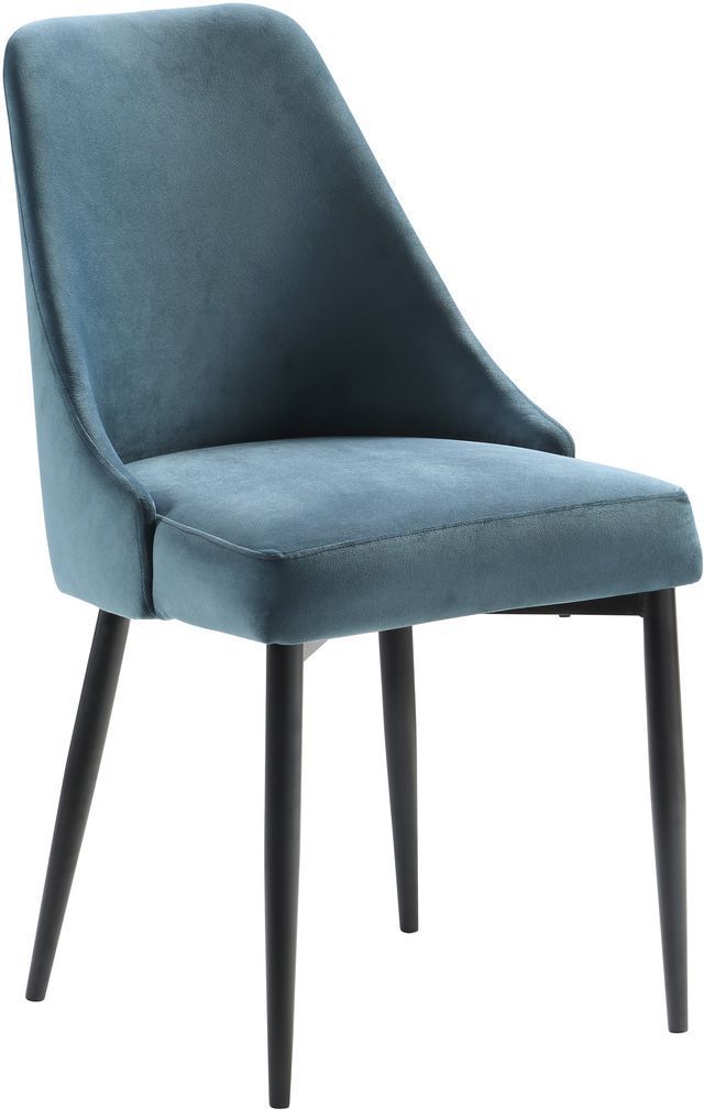 Chaise d'appoint de salle à manger de Mazin Furniture Keene - Bleu 0