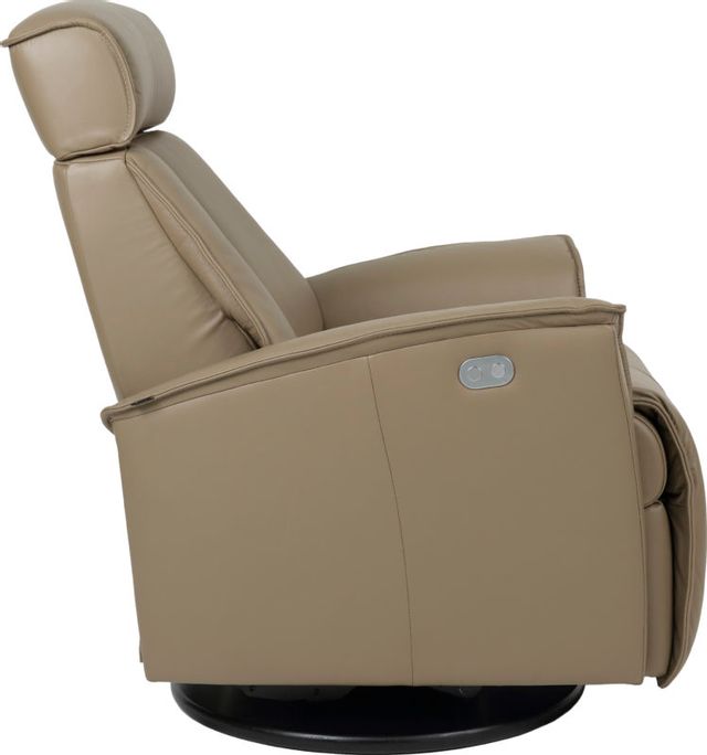 Fjords® Relax Venice Nougat Small Dual Motion Swivel Recliner 3