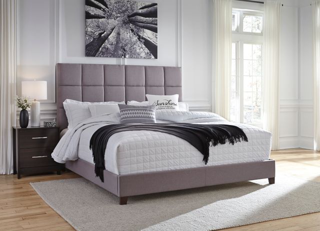 Signature Design by Ashley® Dolante Gray King Upholstered Bed-2
