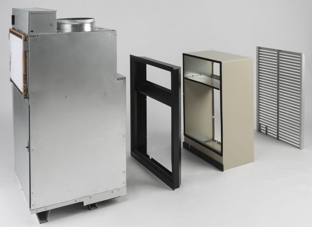 GE® Zoneline® Vertical Air Conditioner-Stainless Steel 1