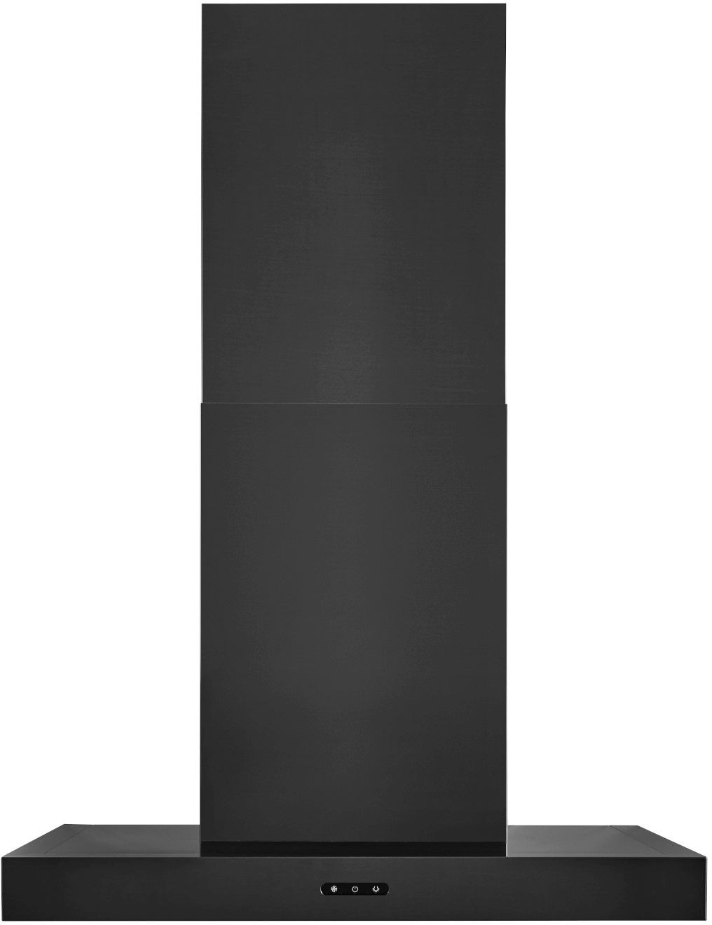 Broan® Elite EW43 Series 30" Black Stainless Steel Convertible T-Style Wall Mount Chimney Range Hood