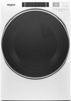 Whirlpool® 7.4 White Front Load Gas Dryer