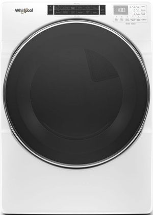 Whirlpool® 7.4 White Front Load Gas Dryer
