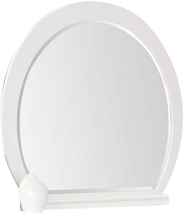 ACME Furniture Vivaldi Gloss White Dresser Mirror