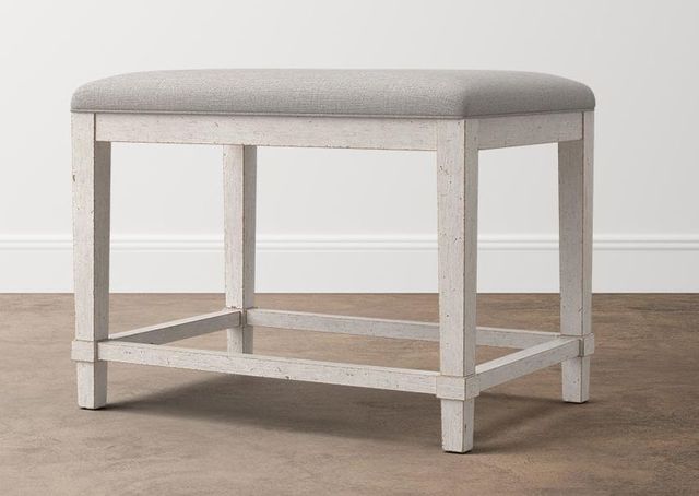 Bassett® Furniture Bella Aged Whitestone Bench 0