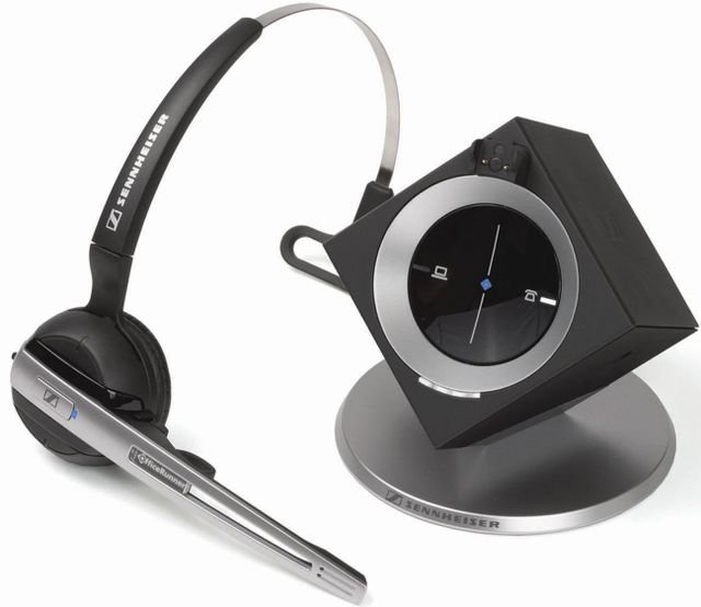 Sennheiser OfficeRunner Black Wireless Headset 1