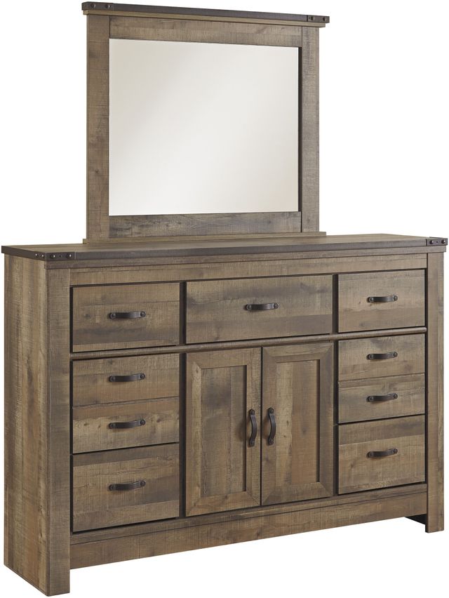 Signature Design by Ashley® Trinell Rustic Brown Dresser 2