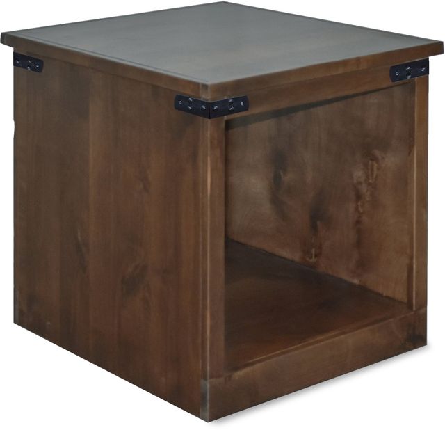 Legends Home Farmhouse Aged Whiskey End Table