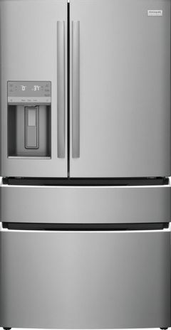 GE Profile™ 22.23 Cu. Ft. Black Stainless Steel Counter Depth French Door  Refrigerator