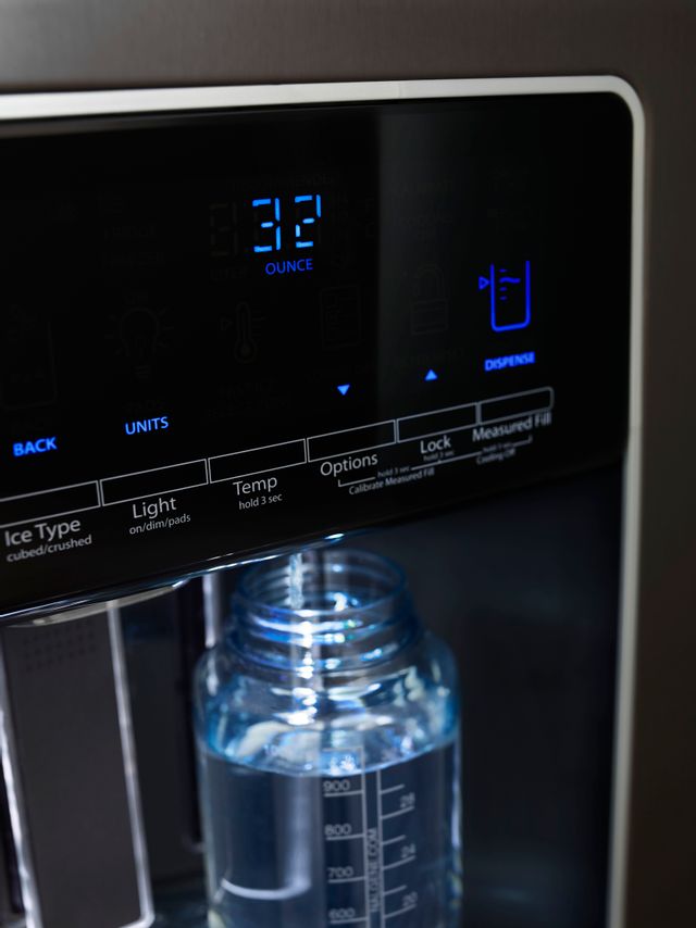 Whirlpool® 20.29 Cu. Ft. Counter Depth Side-By-Side Refrigerator-Fingerprint Resistant Black Stainless 9