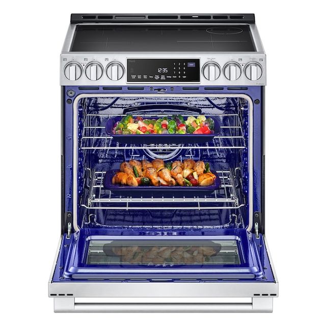 LG  STUDIO  Self-Cleaning Air Fry Convection Oven Slide-in Electric Range (Stainless Steel)-1