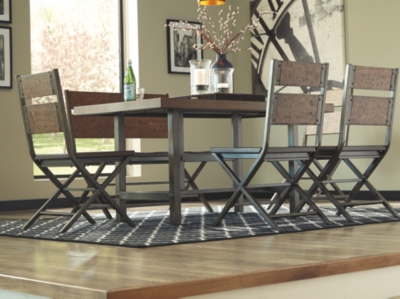 Signature Design by Ashley Medium Brown Kavara Double Dining Room Chair
