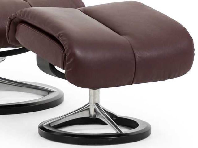 Stressless® by Ekornes® Magic Medium Signature Reclining Chair with Footstool Set 1