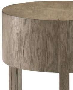 Bernhardt Calder Rustic Gray Side Table 1