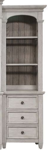 Liberty Furniture Heartland Antiqued White Right Pier