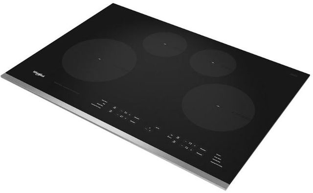 Whirlpool® 30" Stainless Steel Frame Induction Cooktop-1