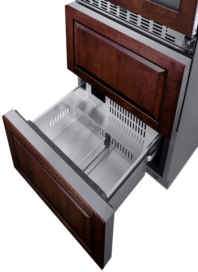 Summit SCFF532D 24 Wide 2-Drawer All-Freezer