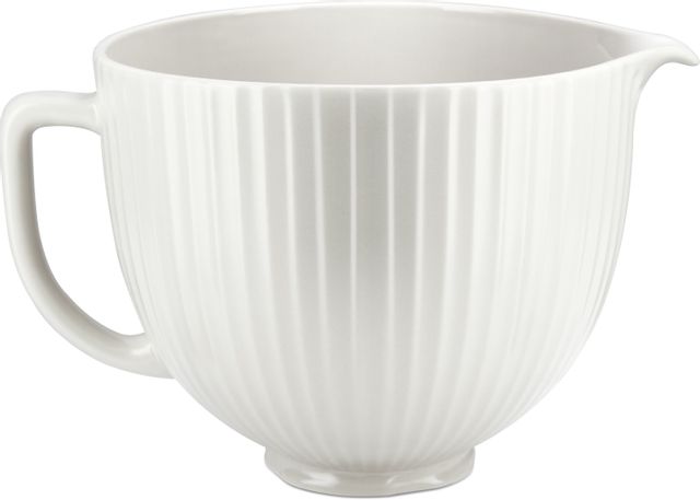 KitchenAid® White Shell 5 Quart Ceramic Bowl