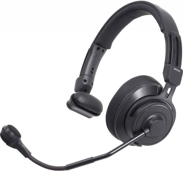 Audio-Technica® Black Single-Ear Broadcast Headset
