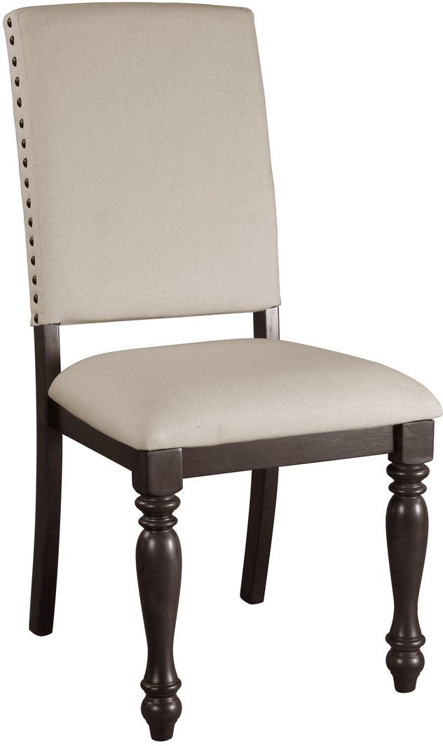Homelegance® Begonia Grayish Brown/Beige Side Chair
