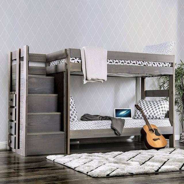 Redford House Isabella Cane Bed – Paynes Gray