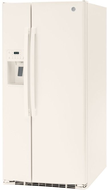 GE® 23.0 Cu. Ft. Bisque Side-by-Side Refrigerator 2