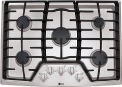 LG 30" Stainless Steel Gas Cooktop