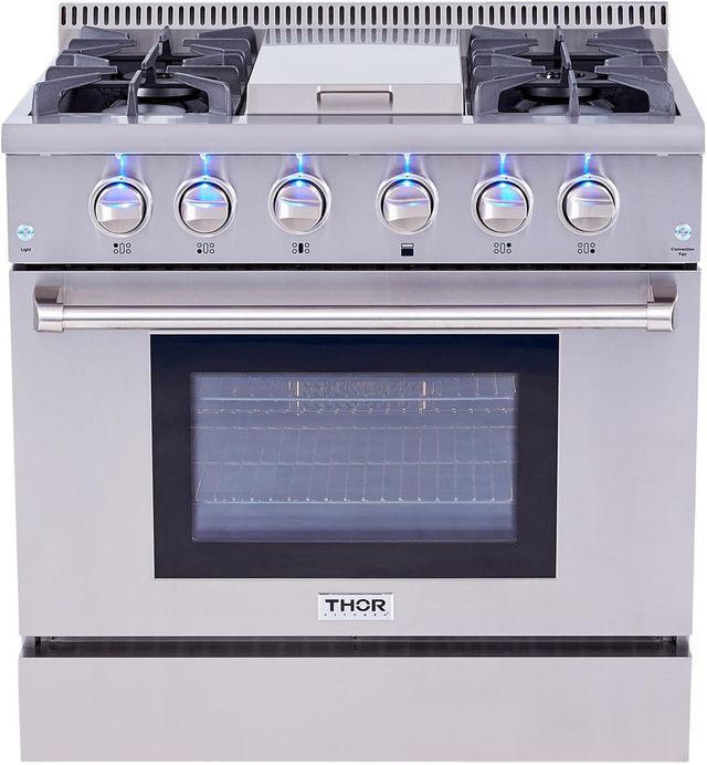 Thor Kitchen® 35.94" Stainless Steel Pro Style Gas Range