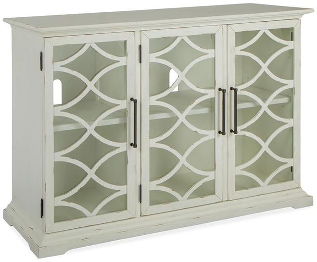 Magnussen Home® Mosaic Weathered Cotton 3 Door Console 0
