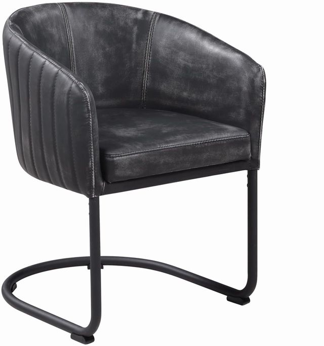 Coaster® Aviano Black Upholstered Dining Chair 2