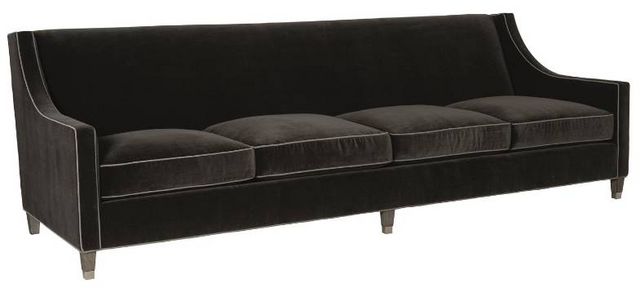 Bernhardt Palisades Black Sofa 