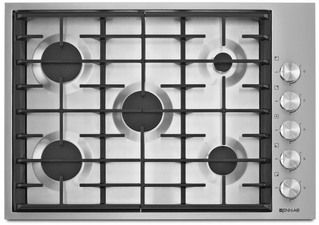 JennAir® 30" Stainless Steel Natural Gas Cooktop-1