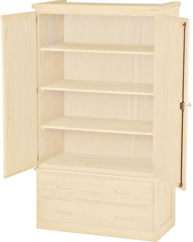 Crate Designs™ Furniture Unfinished Shelf Armoire 0