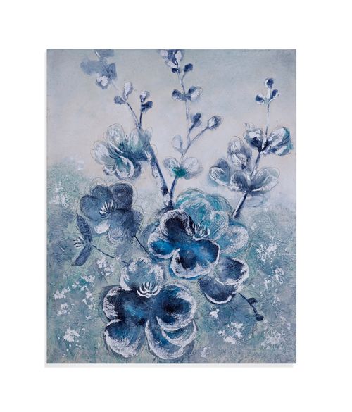 Bassett Mirror Blooms Blue Wall Art