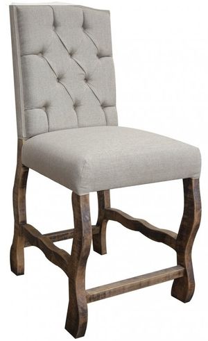 International Furniture Direct Marquez 24" Upholstered Bar Stool
