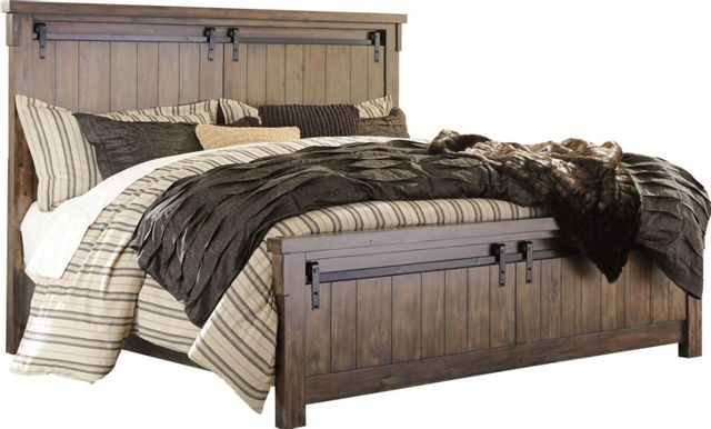 Signature Design by Ashley® Lakeleigh 5-Piece Brown King Panel Bed Set-1