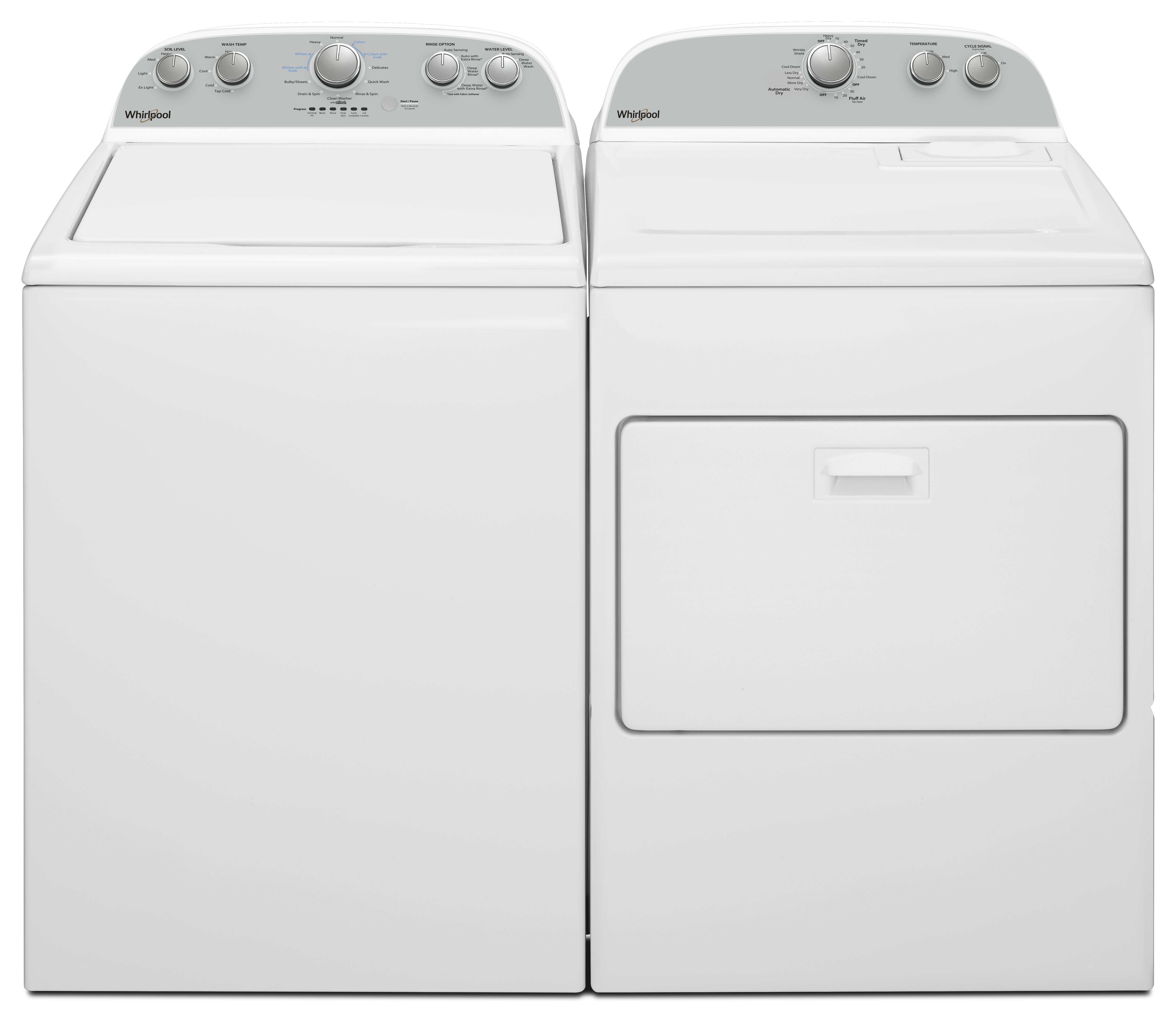 Whirlpool® Top Load Laundry Pair-White