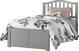 Hillsdale Furniture Schoolhouse Finley Gray Twin Youth Arch Spindle Platform Bed